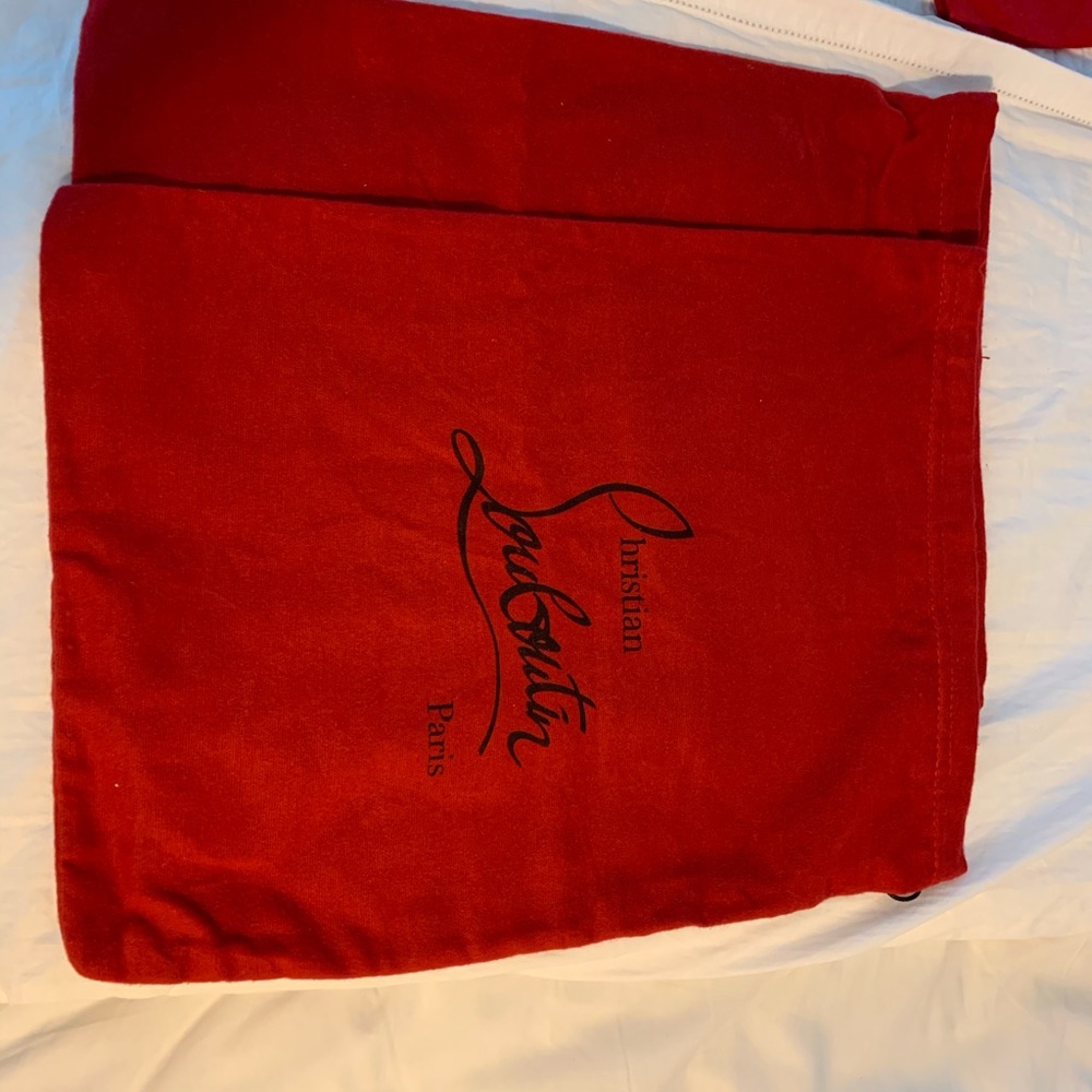 Pair of Christian Louboutin dust bags